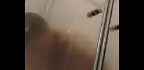  hidden cam - wife in the shower